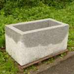 Brunnentrog - Granit  Wassertrog L 100 cm